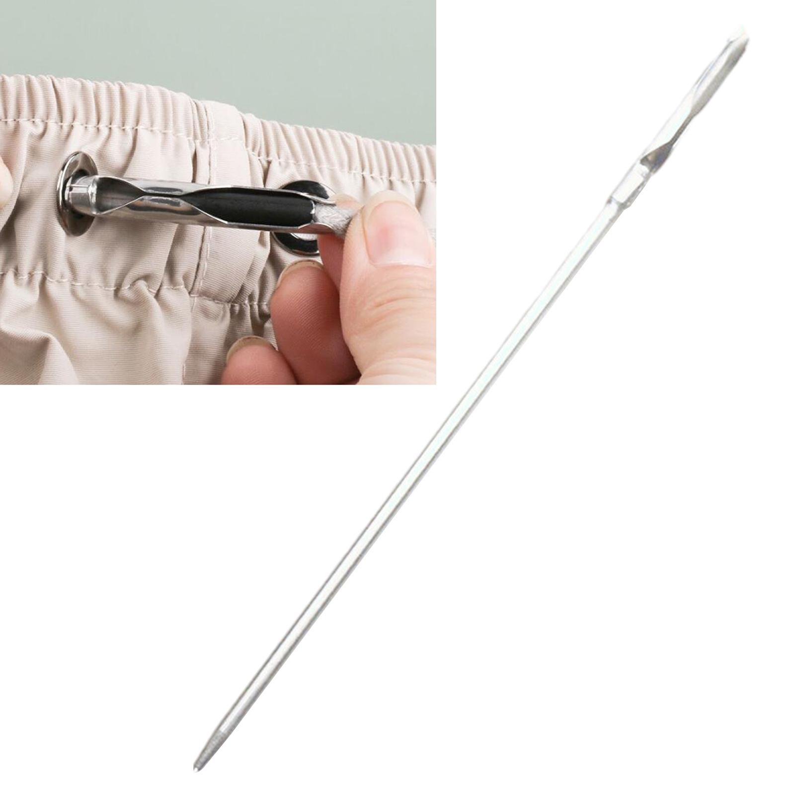 Drawstring Threader Bodkin Household Sewing Rope Threading Tool Threading Aid for Pants Home Embroidery Crafting Elastic Cord Hoodies