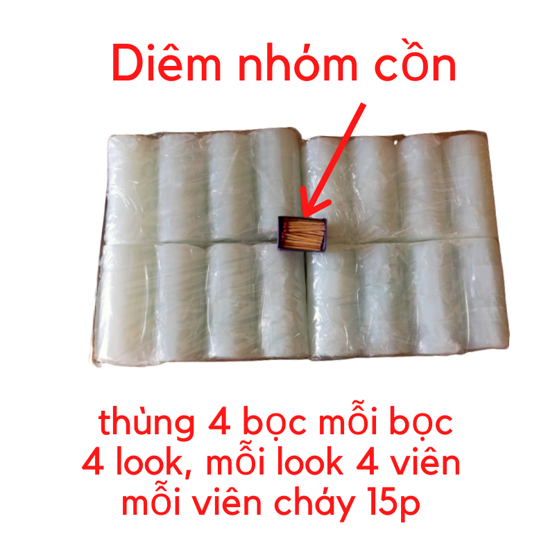 4 Bọc Cồn khô sài cho bếp cồn loại 1