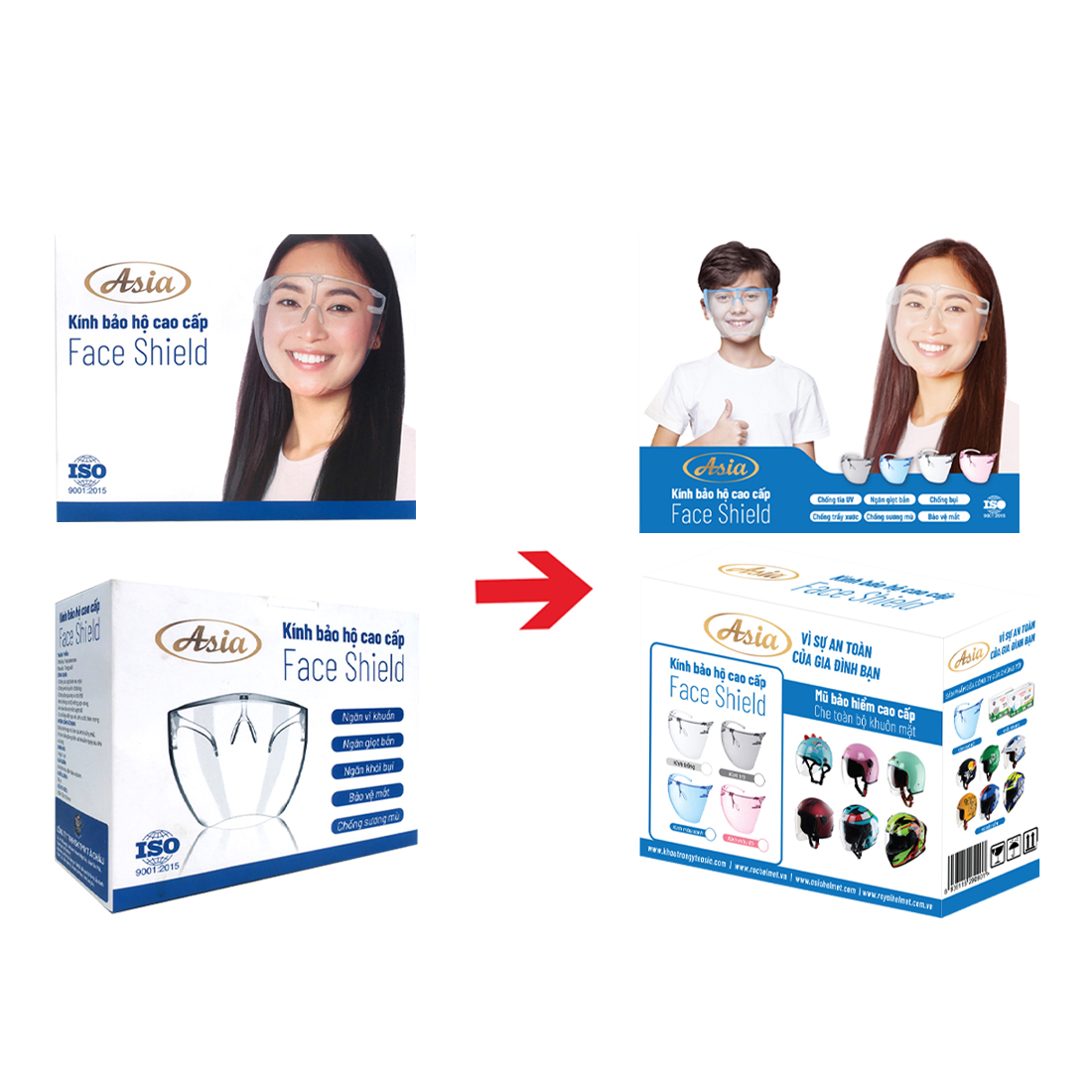 Kính bảo hộ cao cấp Asia Face Shield