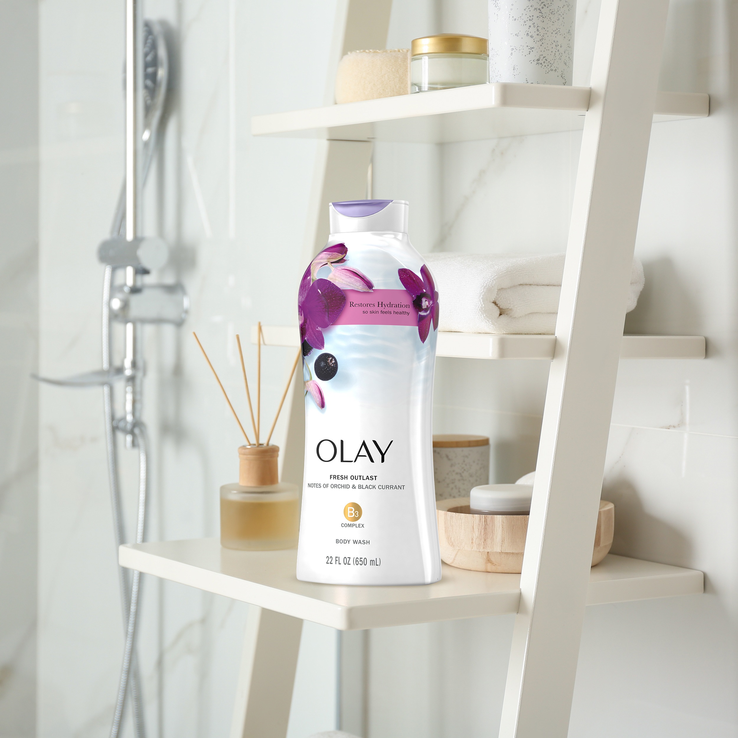 Sữa Tắm Olay Soothing Orchid & blackcurrant 650ml