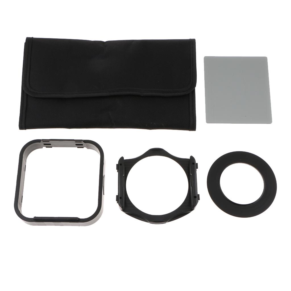 5 in 1 Camera Lens Square Filter Set Bag Hood Adapter Accessory Kit