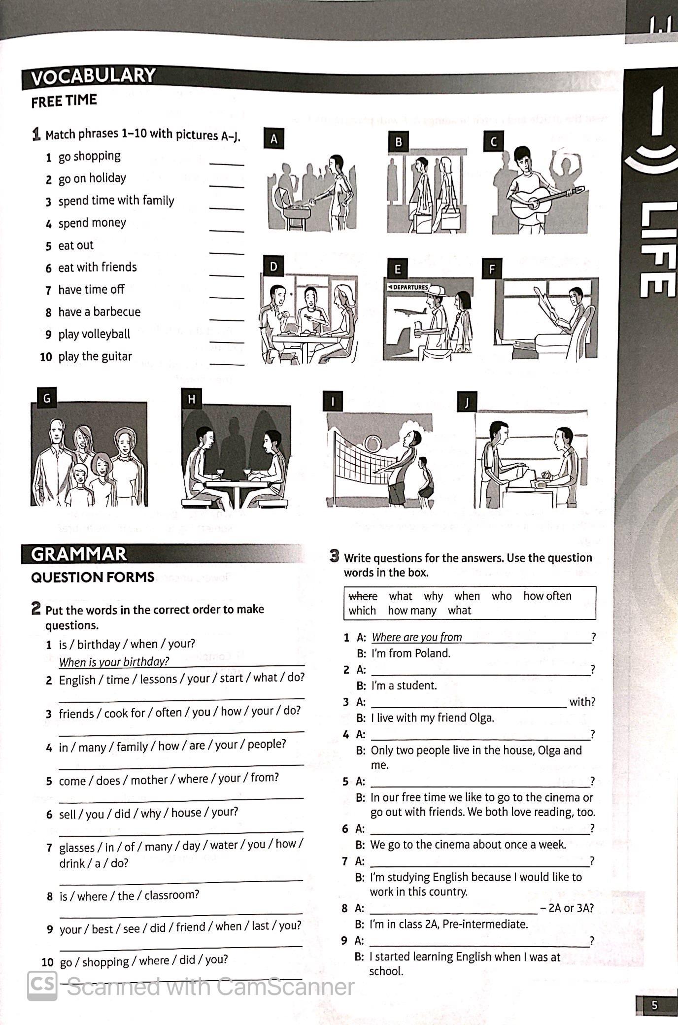 Speakout Pre-Intermediate 2nd Edition Workbook With Key