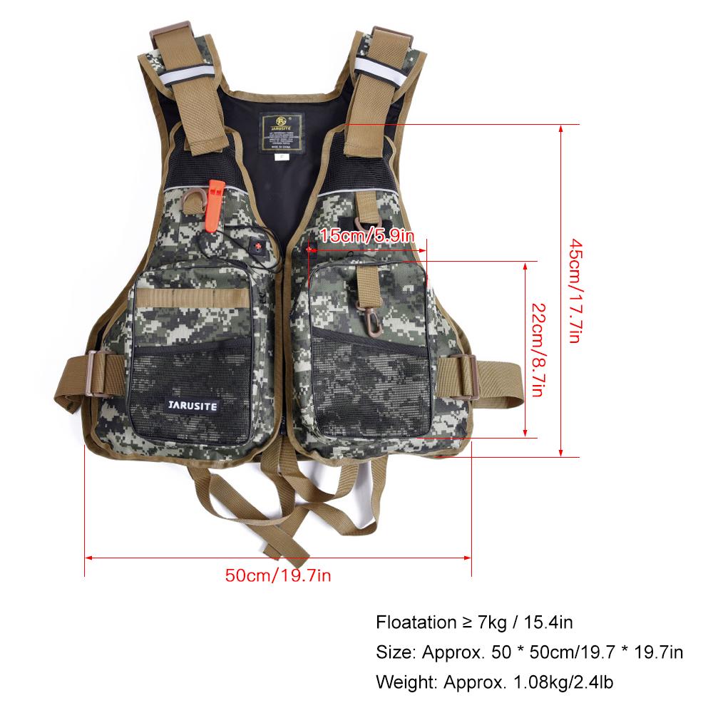 Áo khoác câu cá với nhiều túi và vòng đính kèm tiện lợi cho hoạt động ngoài trời