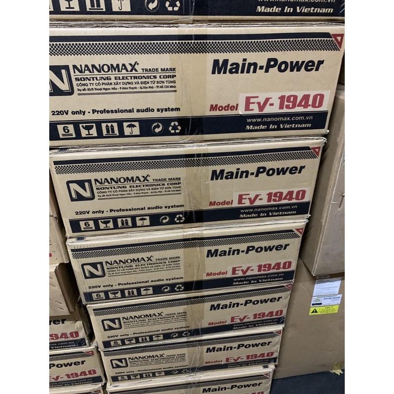Amply liền Mixer Nanomax EV 1940. Hàng chính hãng