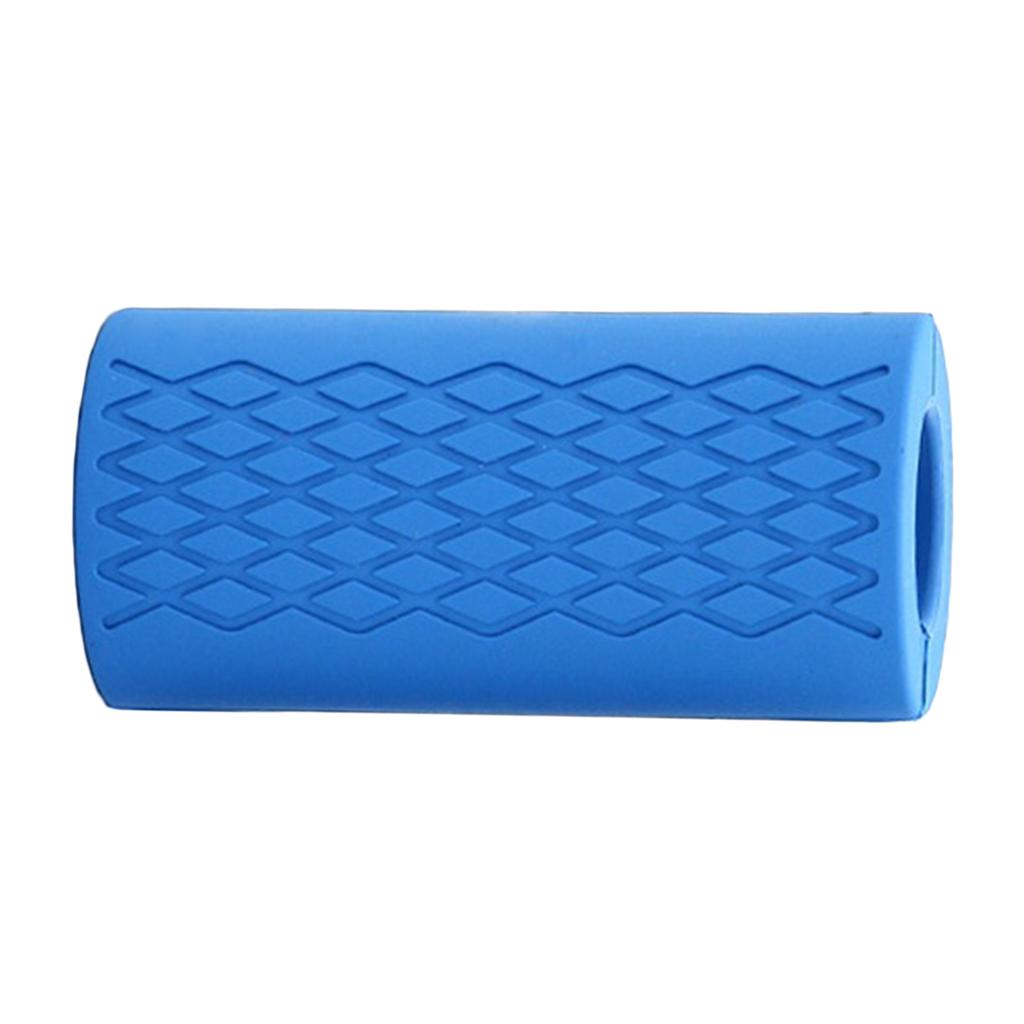 2x Fat Silicone Dumbbell Barbell Grips Home Gym Weight Lifting Arm Grip