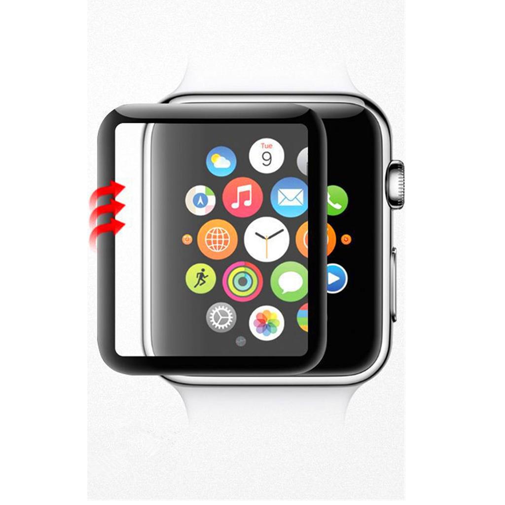 Screen Protector 40mm for iWatch 4 Scratch Resistant Full Coverage Protective Tempered Glass HD Film Glass Case with 3D Curved Edge Clear Cover