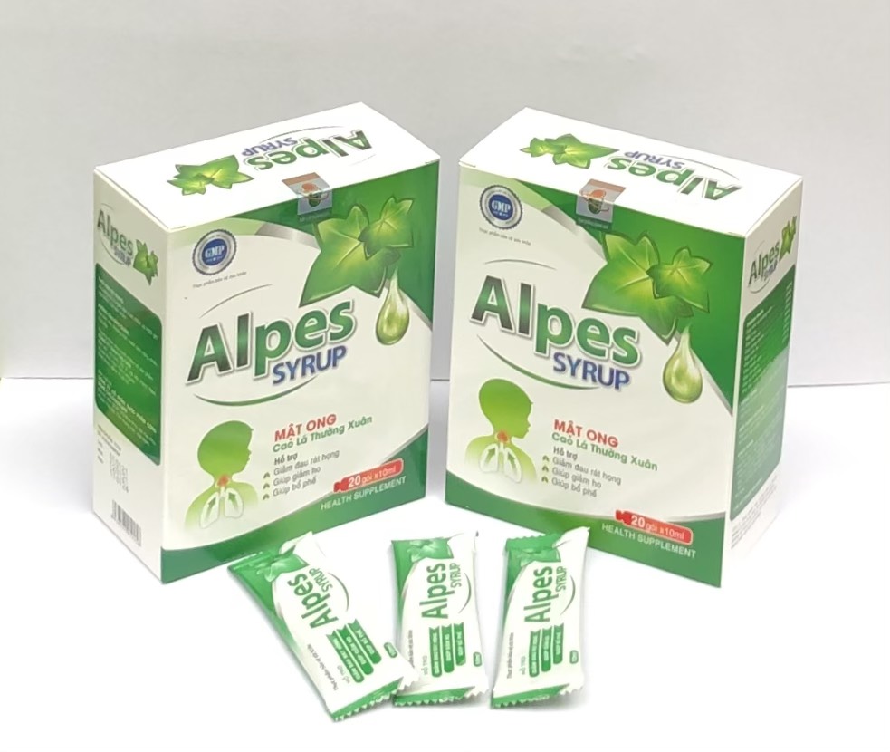 Siro Ho Alpes Hộp 20 gói x 10ml