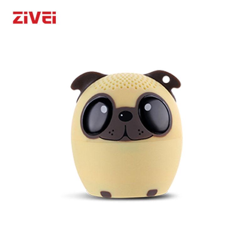 Zivei mini loa bluetooth động vật không dây loa nhỏ âm nhạc di động cột phụ