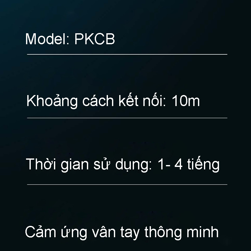 Tai Nghe Bluetooth TWS  Cảm Ứng Vân Tay Một Chạm Thông Minh PKCB - Hàng Chính Hãng