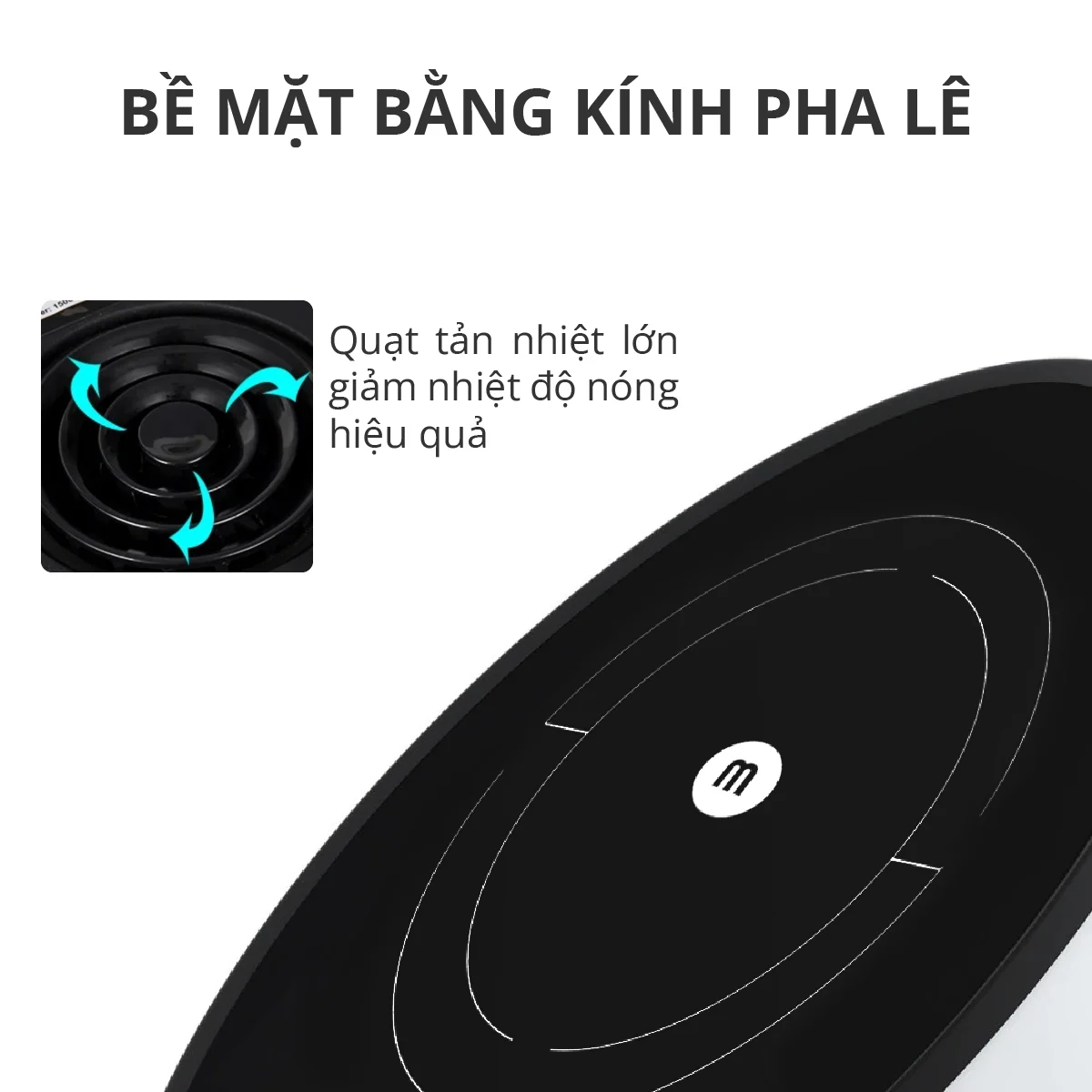 Nồi lẩu điện từ Mishio kèm nồi 5L - Hàng chính hãng