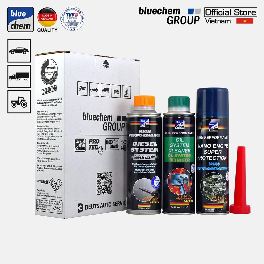 Combo Bluechem Làm sạch và Bảo vệ Động cơ Diesel