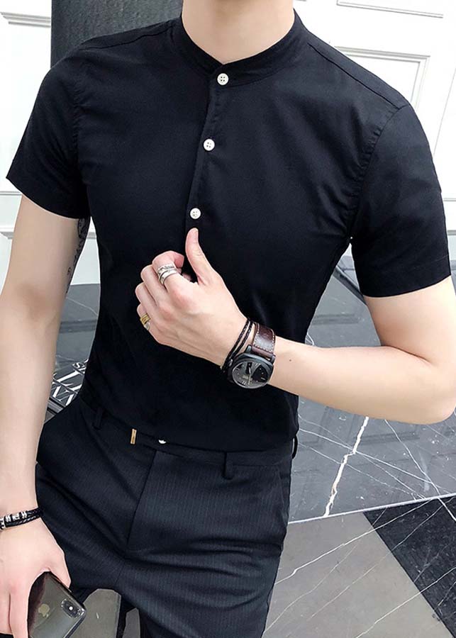 Áo Đũi Nam Đen Trơn AODUIDEN01 - Áo Đũi Đen