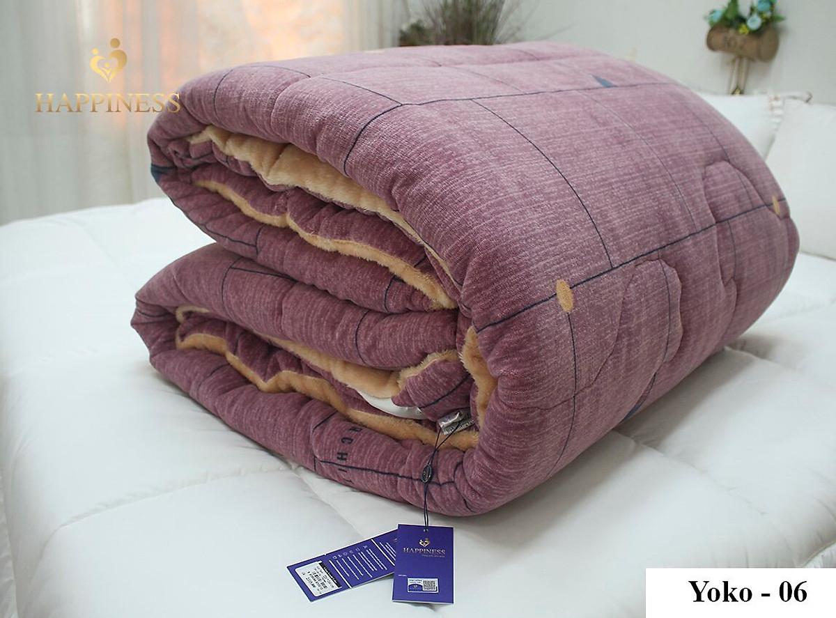 CHĂN MÙA ĐÔNG KÍCH THƯỚC RỘNG 2M2X2M4 HAPPINESS
