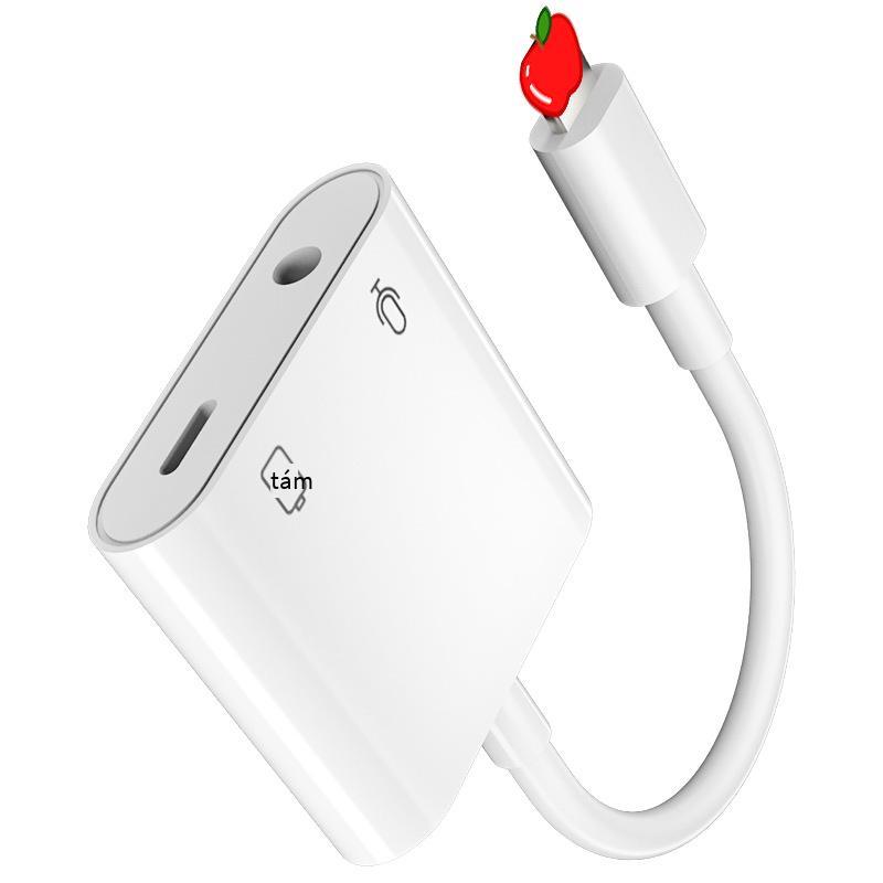 Bộ chuyển đổi tai nghe iPhone Lightning sang 3.5mm điện thoại di động được ưa chuộng nhất Cáp bộ chuyển đổi âm thanh hai trong một của Apple
