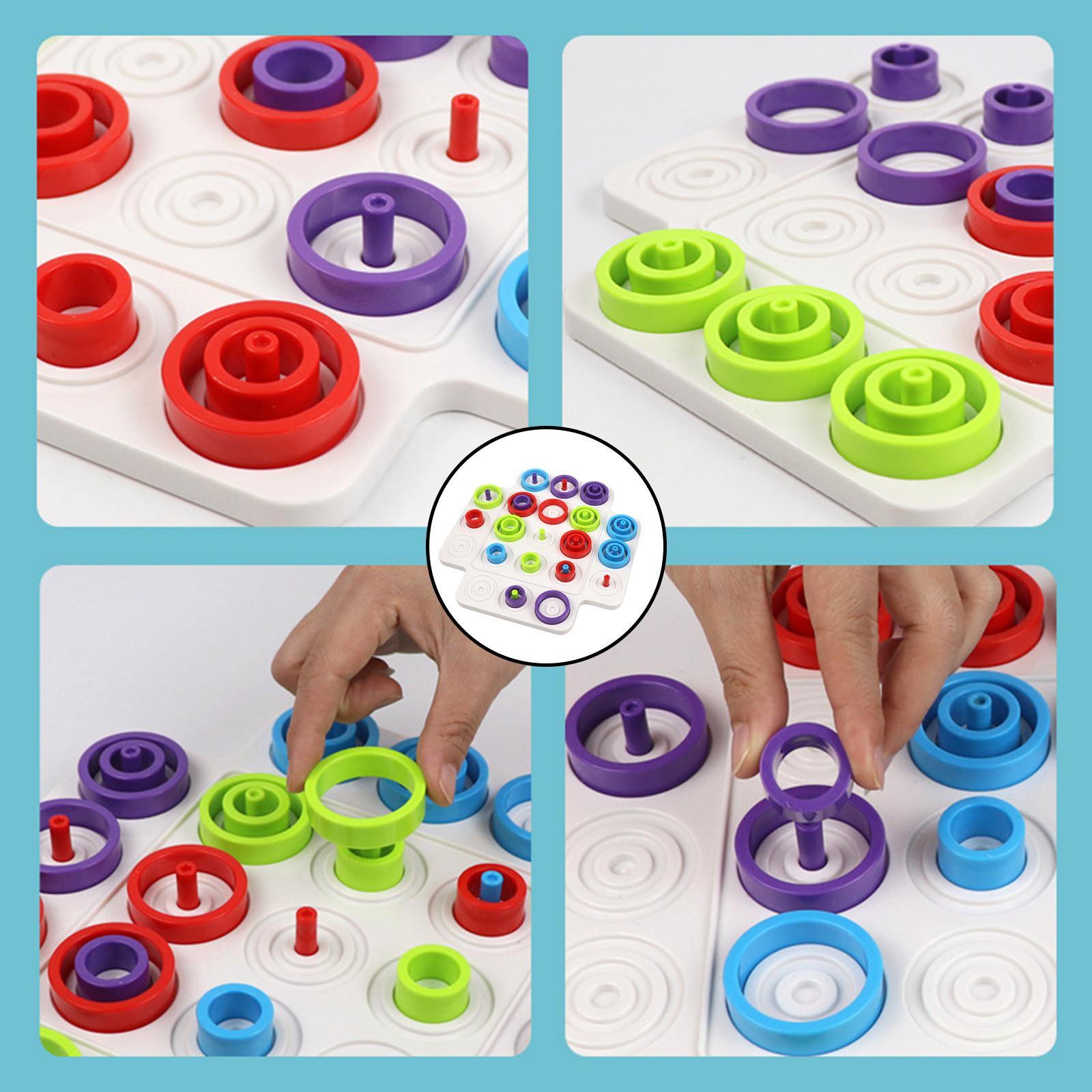 Multiplayer Rings Chess Puzzle Toys Hands Brain Training for Boys Girls