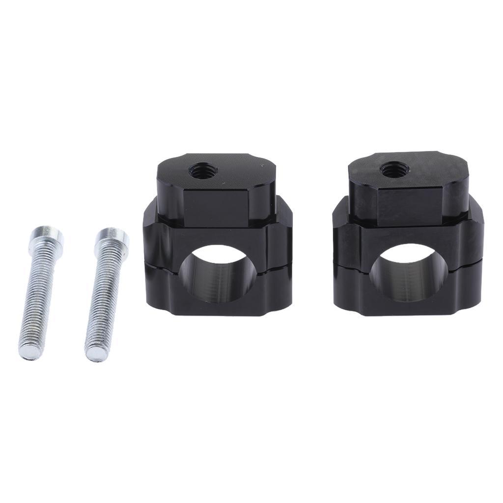 Motorbike Universal Handlebar Mount Clamp Riser Adaptor 28mm Aluminum