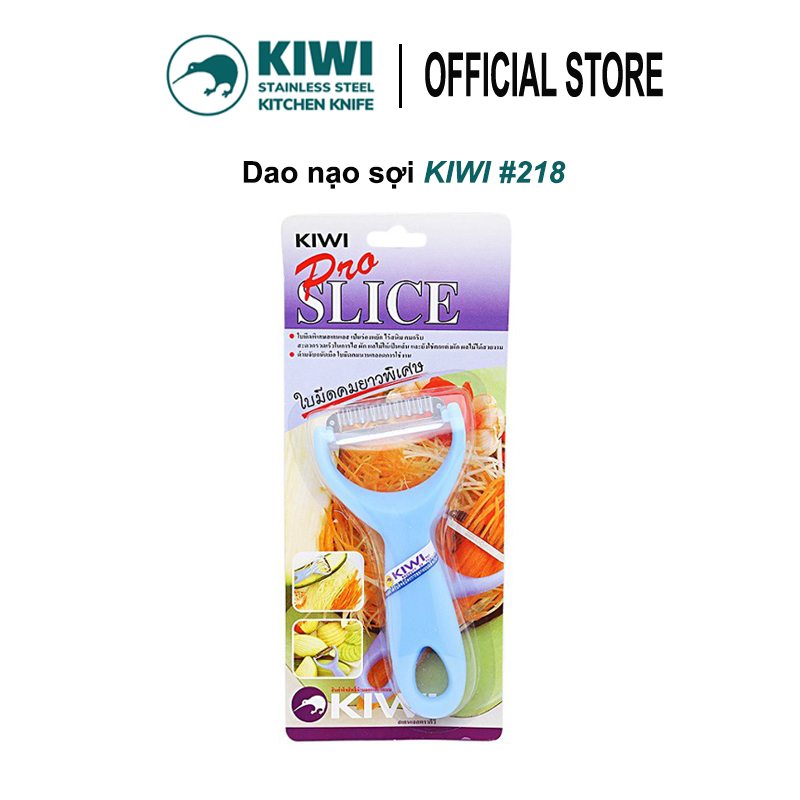 Dao nạo sợi, tạo hình rau củ quả cán nhựa chính hãng Kiwi Thái Lan mã 218
