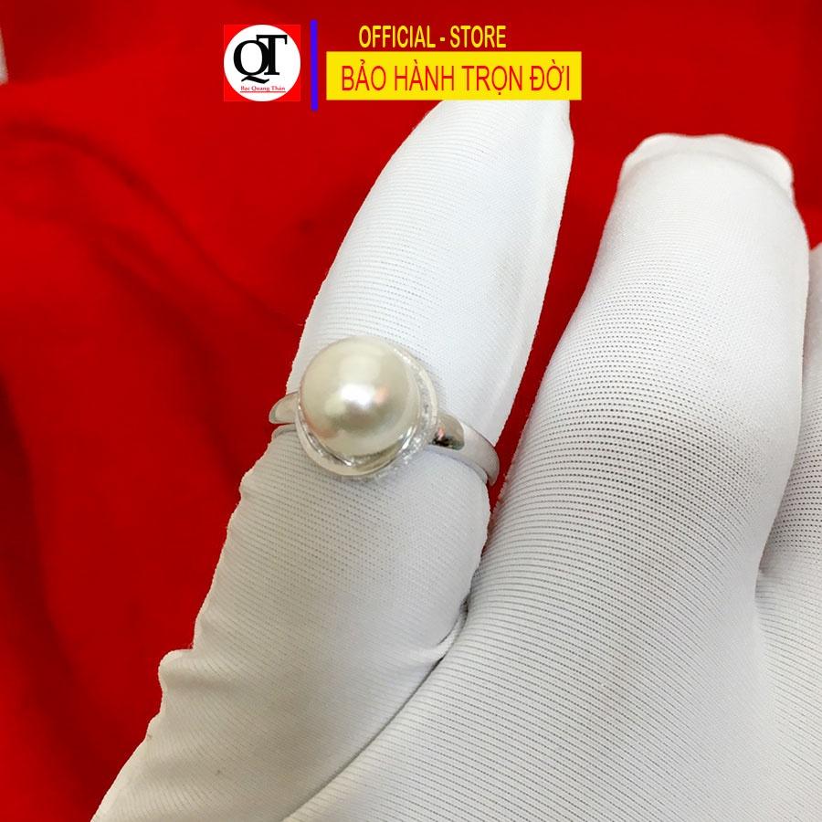 Nhẫn nữ bạc chất liệu bạc ta trang sức Bạc Quang Thản – QTNU64
