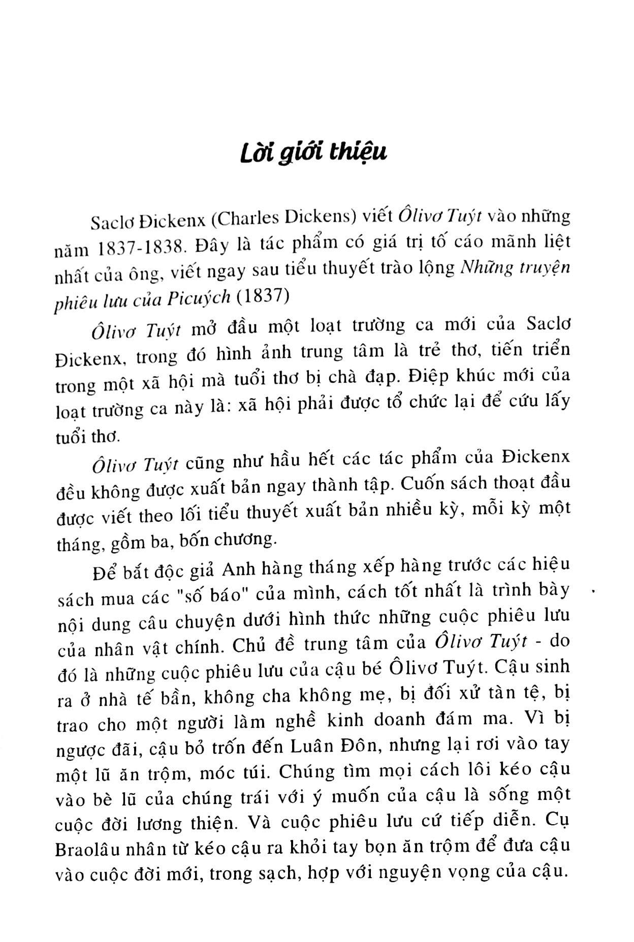 Ôlivơ Tuýt (Trí Việt)