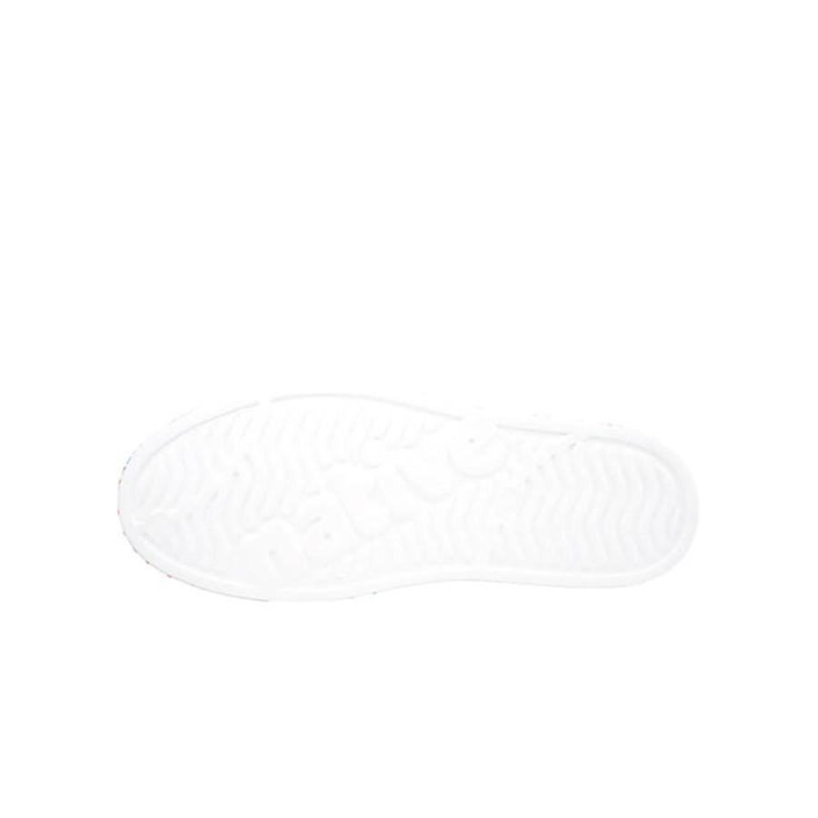 Giày Lười Unisex NATIVE Jefferson Print - Shell White/ Shell White/ Multi Doodle - 42.5
