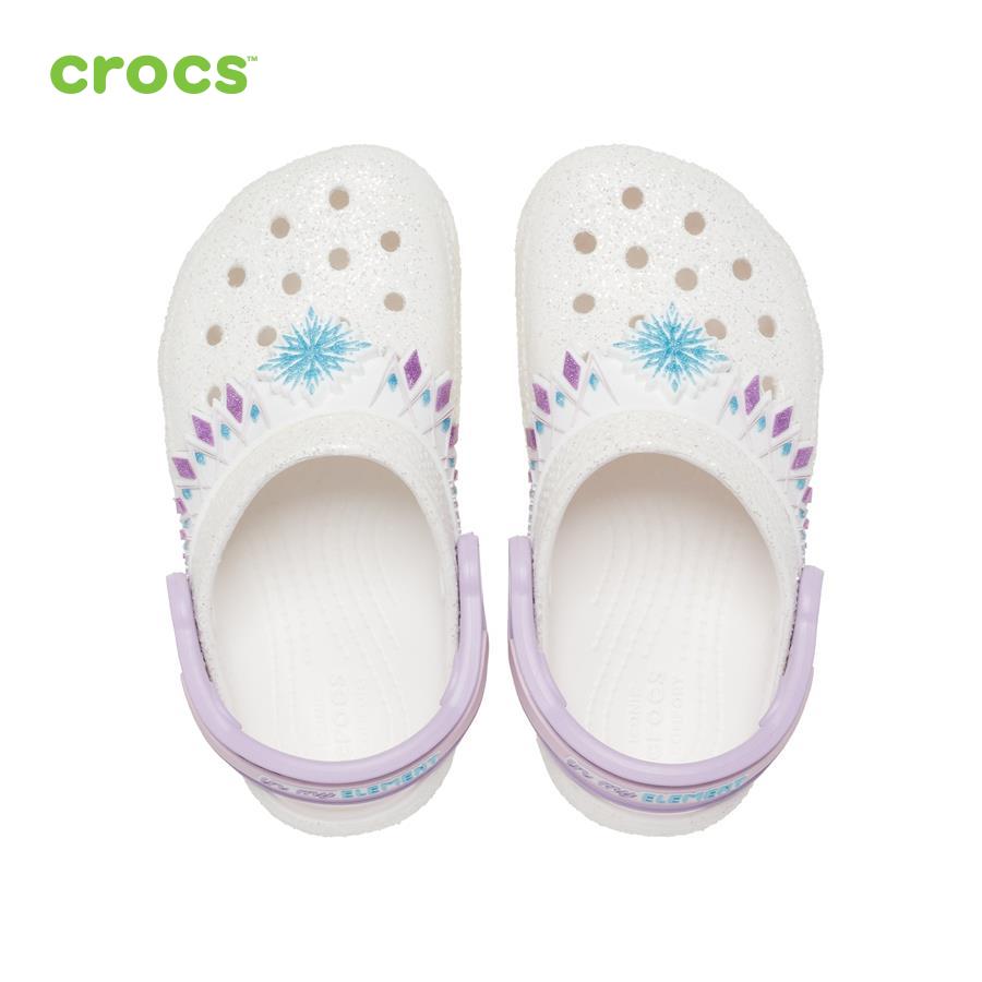 Giày lười trẻ em Crocs FW FunLab Clog Toddler I AM Frozen II White - 207715-100