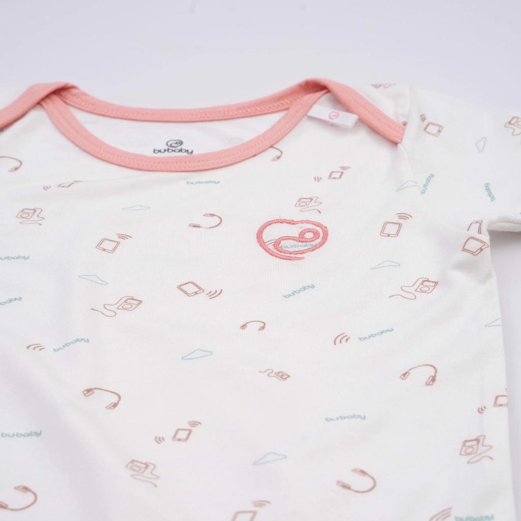 Bộ Bodychip Bu baby ngắn tay cổ chồm Bambus