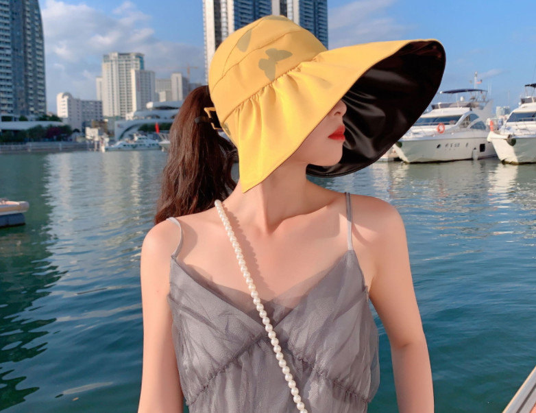 Mũ chống nắng rộng vành phong cách Hàn, nón chống nắng chống uv cao cấp