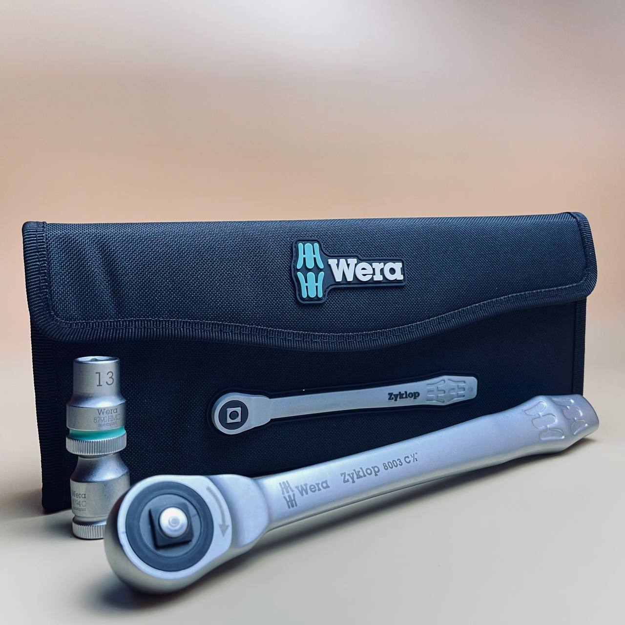Bộ Cần Siết Wera 8100 Sc 7 Zyklop Metal 1/2inch Gồm 28 Chi Tiết (637935 P) - Hàng Chính Hãng 100% từ Đức