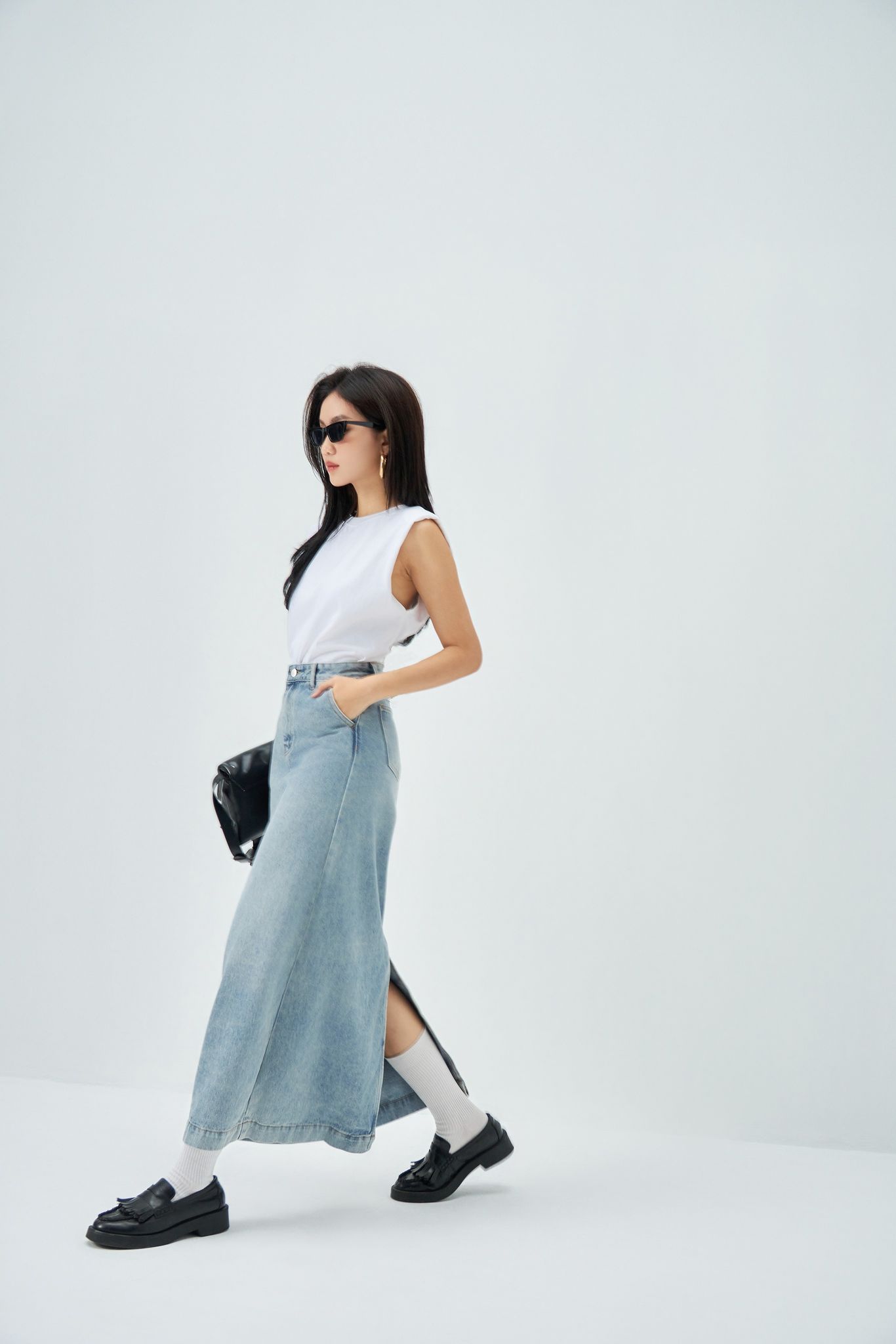  OLV - Chân váy Flint Denim Skirt