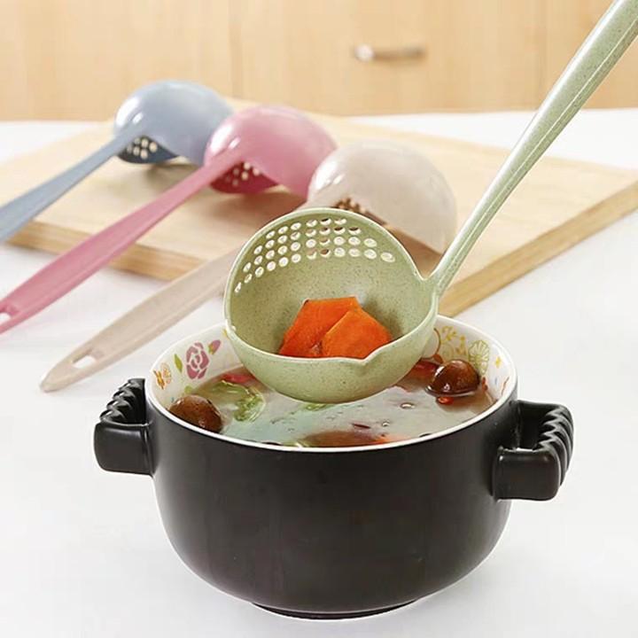 Muỗng Múc Canh Lúa Mạch - Lúa Mì 2 Trong 1