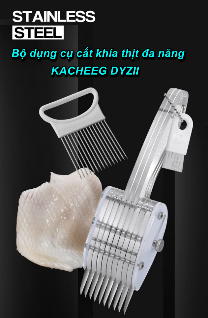 Bộ Dụng Cụ Cắt Khía Thịt Đa Năng KACHEEG DYZII Cao Cấp - Home and Garden