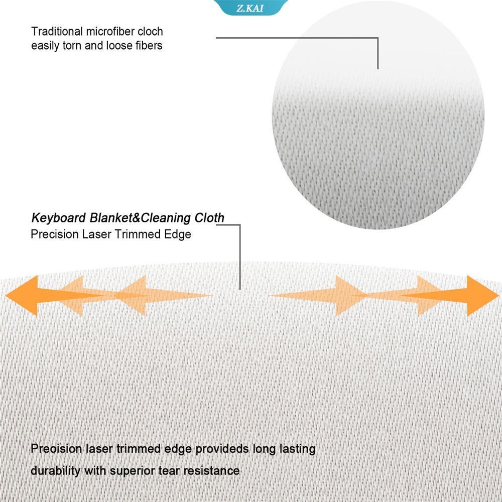 Microfiber dustproof protective film notebook palm keyboard blanket cover notebook computer screen cleaning cloth MacBook Pro 13/15/16 inches