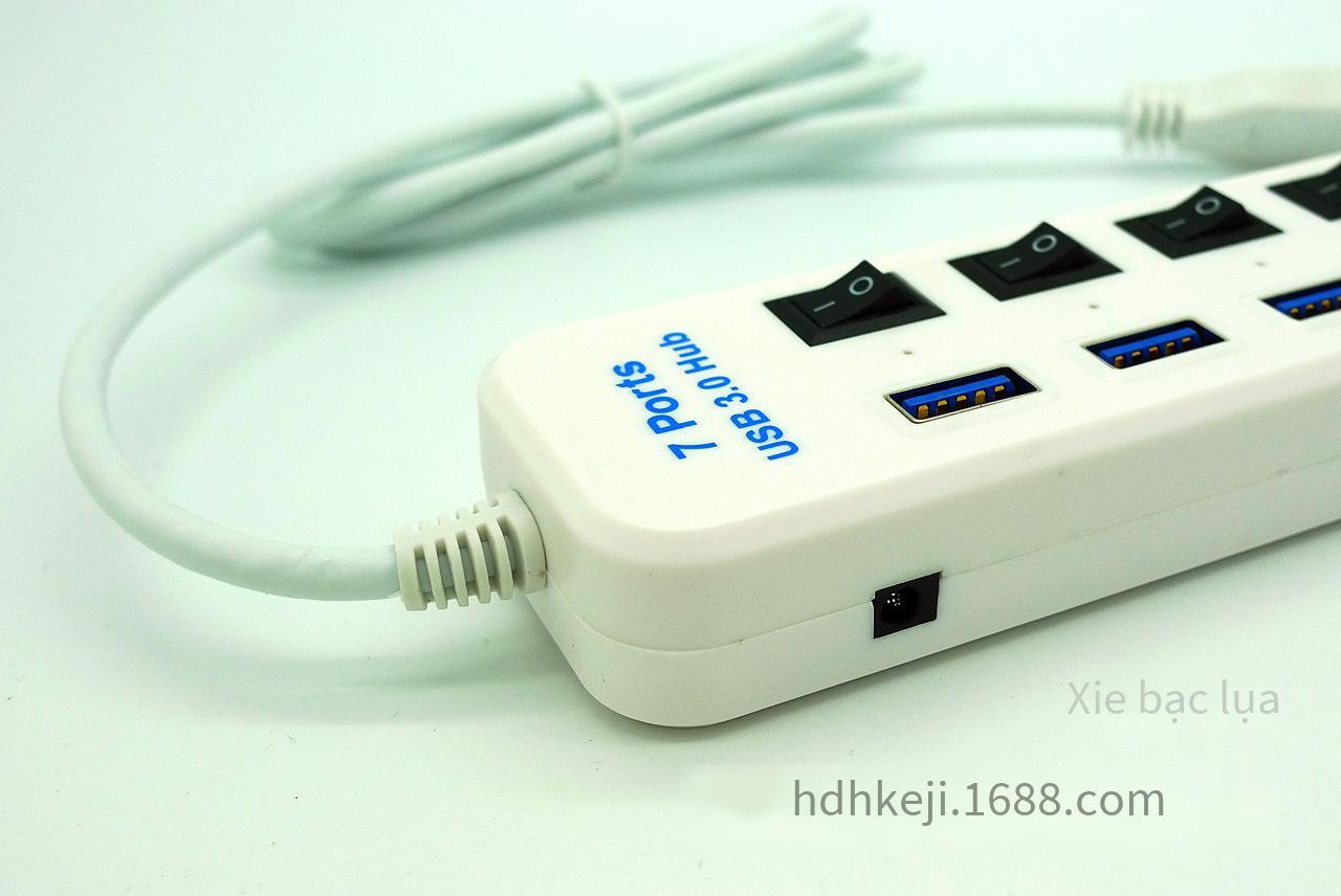 Bộ chuyển đổi 7 cổng USB3.0HUB thuận lợi nhất 3.0HUB bộ chia 7 cổng