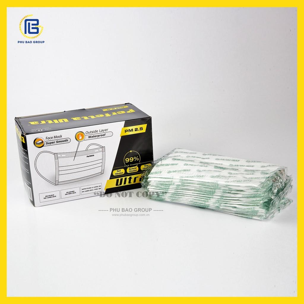 - Khẩu Trang Y Tế Chất Lượng Cao, Kháng Khuẩn, Chống Bụi Mịn PM 2.5, Màu Trắng, 4 Lớp, Bảo Vệ Tối Ưu, Đóng Gói Từng Cái -