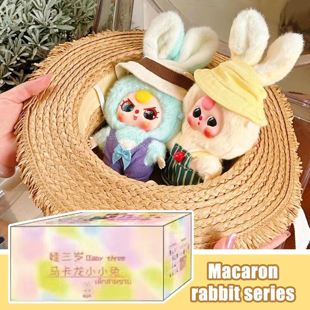 Gấu Bông Baby Three móc khóa Macaron Cute Bunny