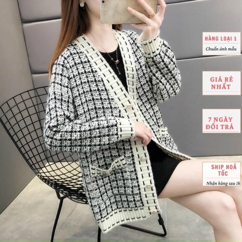 Áo cardigan len nữ ️️ kiểu dáng Hàn Quốc trẻ trung năng động. dễ phối đồ