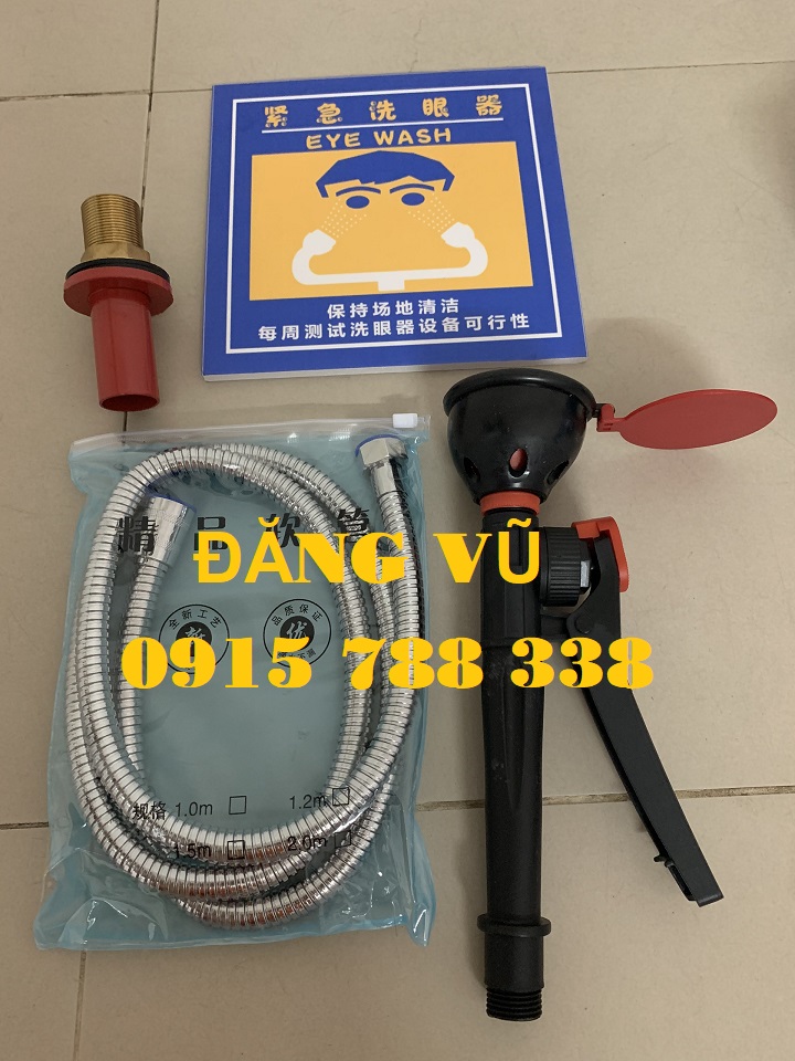 Thiết bị rửa mắt khẩn cấp 1 vòi hoa sen