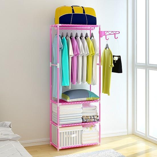 Kệ Đựng Đồ Treo Quần Áo Chữ H Đa Năng