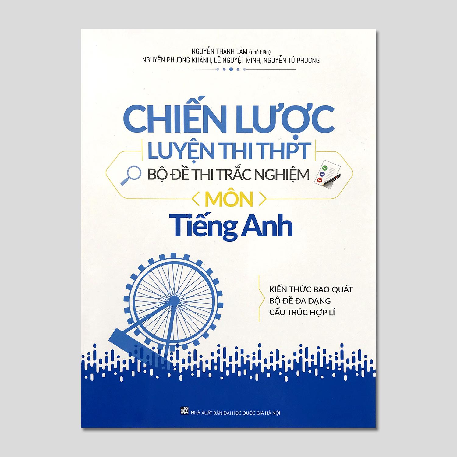 Combo 3 cuốn:Chiến lược luyện thi THPT - Bộ đề thi trắc nghiệm - Khối D (Môn Toán, Văn, Anh)