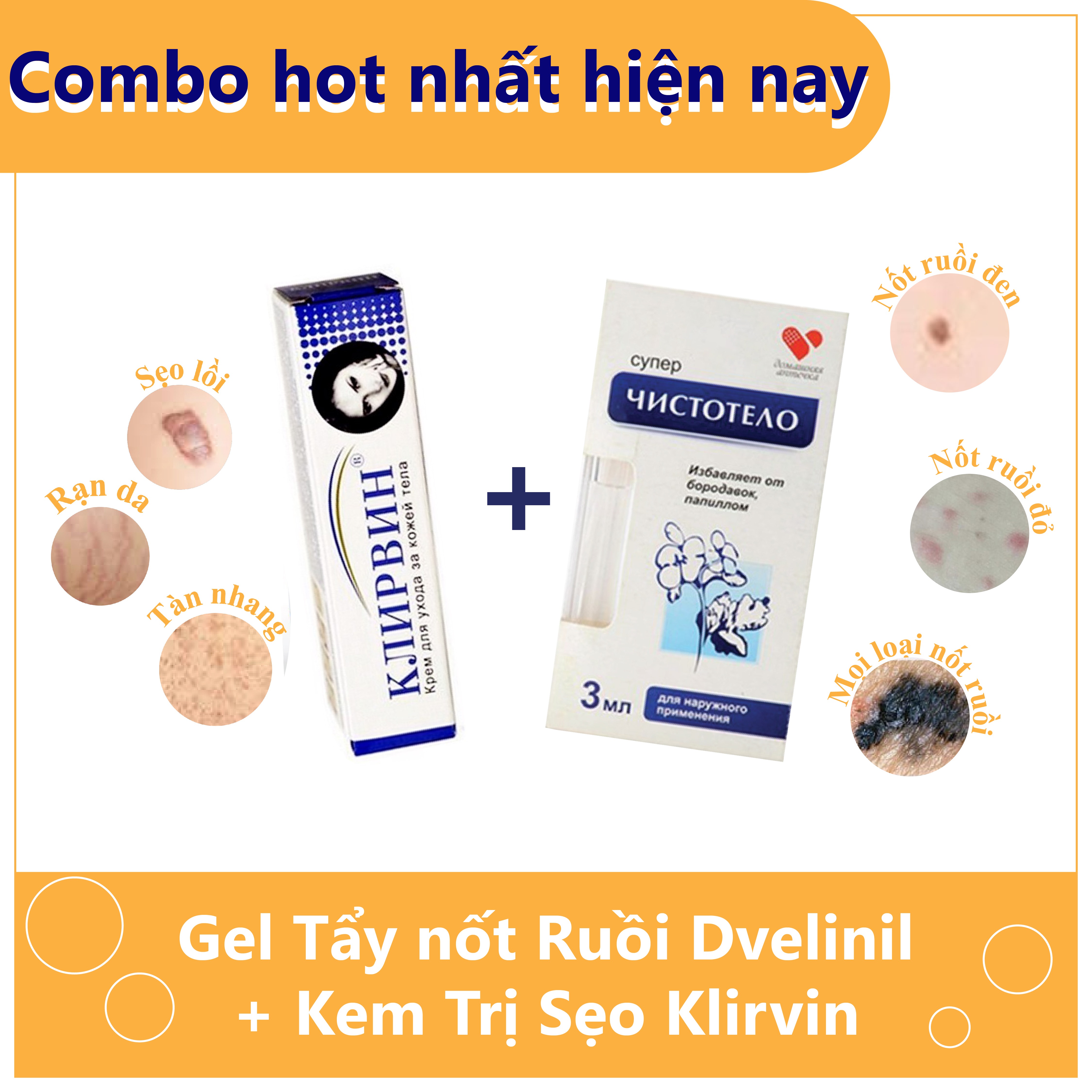 Combo tẩy nốt ruồi xóa mụn ruồi tại nhà nhập khẩu Nga và gel mờ sẹo Kem ngăn sẹo ng, kem ngừa sẹo, lồi, thâm, sẹo rỗ lâu năm, Serum tẩy nốt ruồi, mụn cóc, mụn thịt, tàn nhang, sẹo lồi