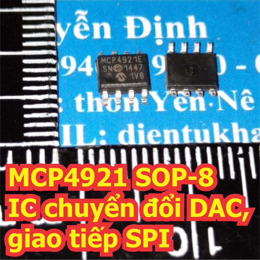 MCP4921 SOP-8 IC chuyển đổi DAC, giao tiếp SPI kde2064