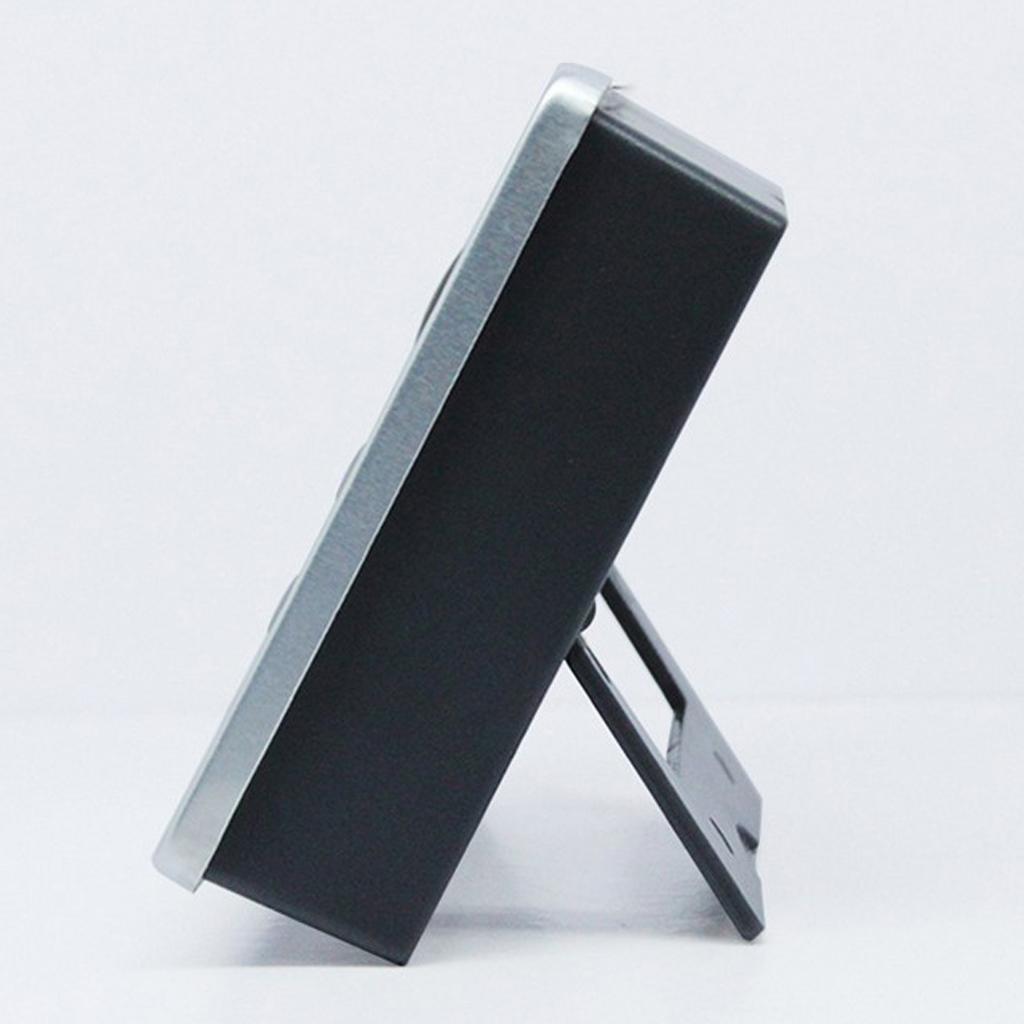 Digital Alarm Clock LCD Wall Mount&Desk Display Calender Clock for Office