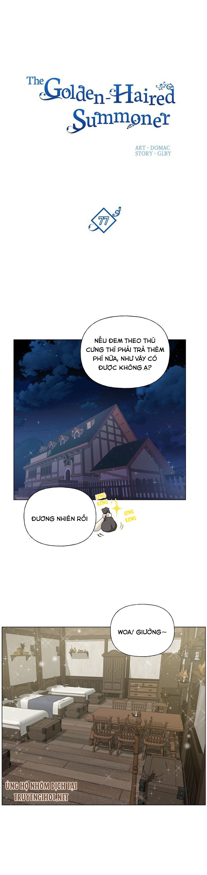 triệu hồi sư với mái tóc màu hoàng kim chapter 77.1 1