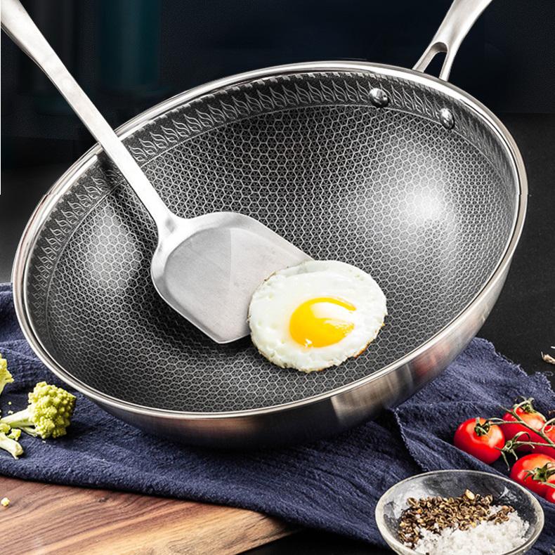 Chảo Chống Dính Inox 304 Cao Cấp - Công Nghệ Blackcube 7 Lớp - GDHN Loại Tốt