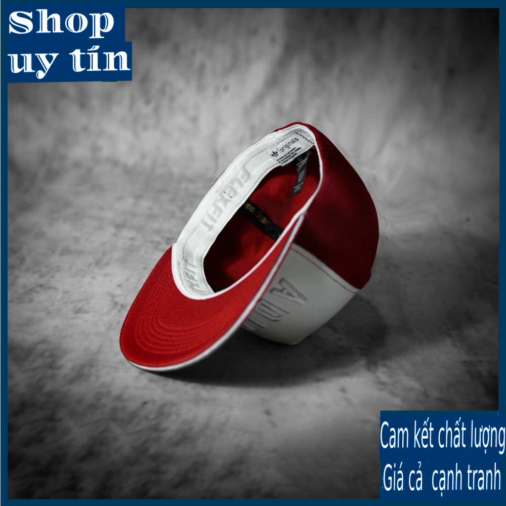 Freeship - MŨ NÓN KẾT LƯỠI TRAI SNAPBACK THÊU CHỮ NỔI - nhiều màu (màu xám, màu đỏ, xanh lam)