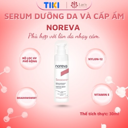 Serum dưỡng da và cấp ẩm Noreva Sensidiane Soothing Serum 30ML