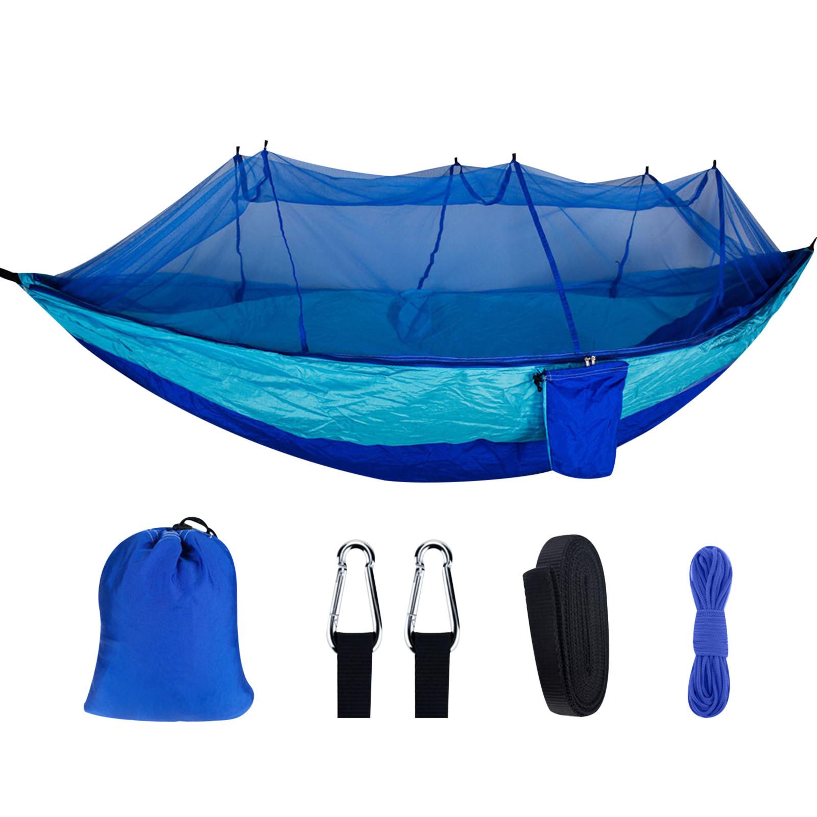 Cắm Trại Võng Di Động Treo Giường Lưới Chống Muỗi Nylon Treo Ghế Ngủ Dù Võng Xoay