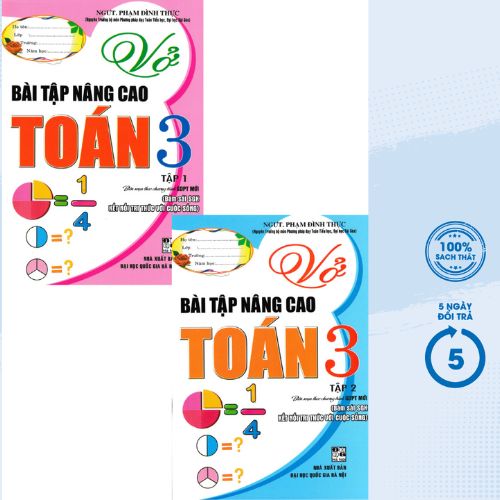 COMBO VỞ BÀI TẬP NÂNG CAO TOÁN LỚP 3 (BÁM SÁT SGK KẾT NỐI TRI THỨC VỚI CUỘC SỐNG) (BỘ 2 CUỐN) - HA