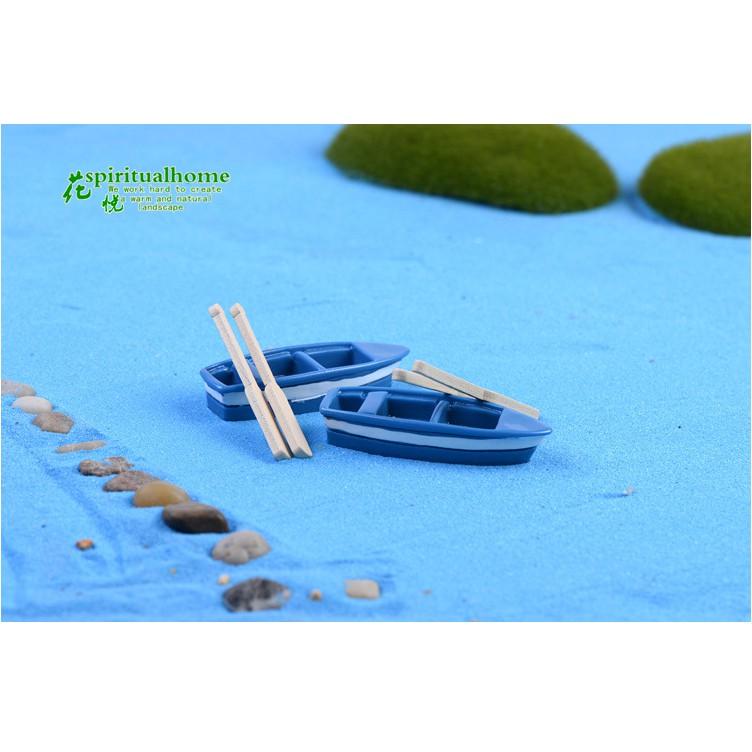 Mô hình thuyền du lịch để trang trí tiểu cảnh, bonsai