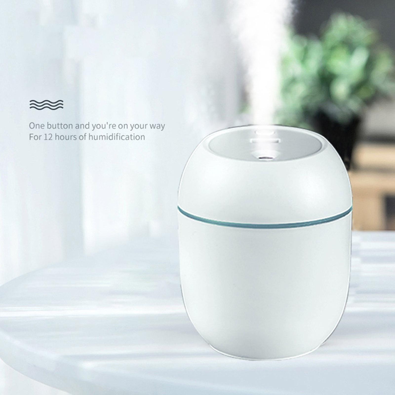 Portable Air Humidifier 250ML Oil Diffuser Fogger for  Office